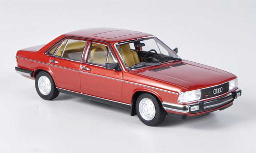 Audi 100 1/43 Minichamps GL (C2) red 1979 diecast model cars