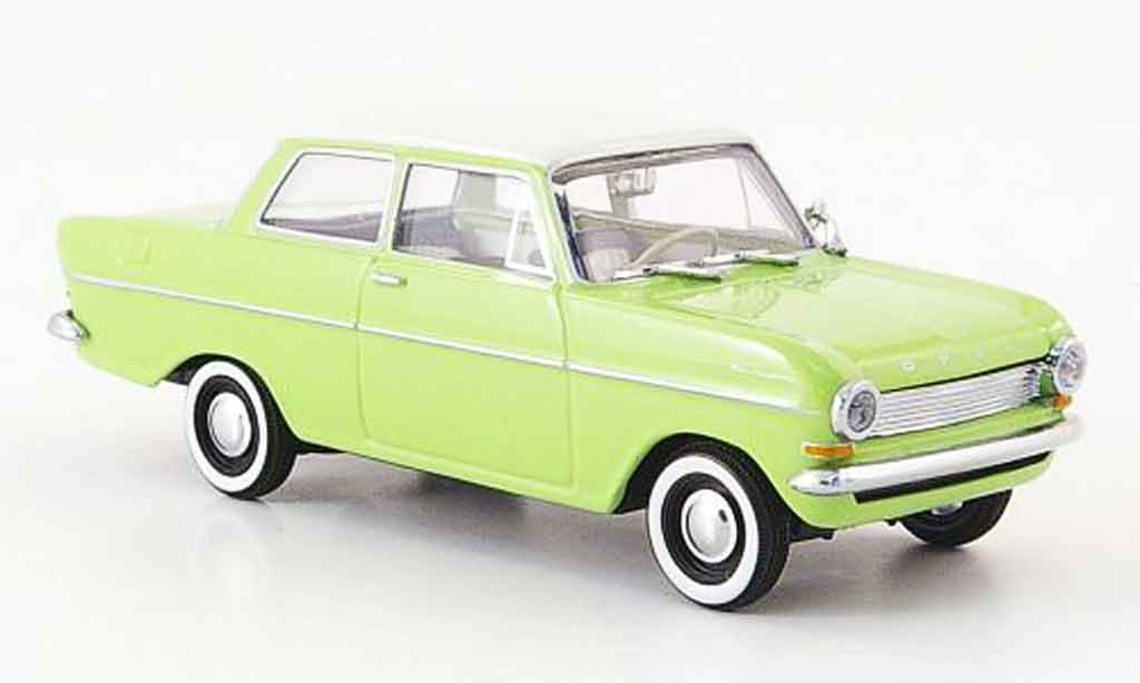 Opel Kadett A 1/43 Minichamps A grun white 1962 diecast model cars