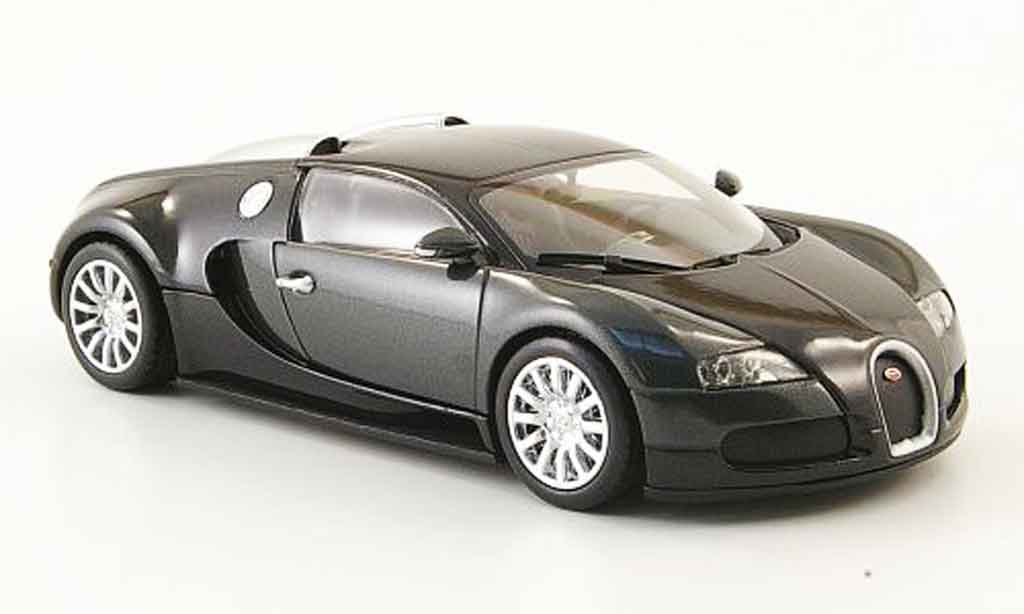 Bugatti Veyron 16.4 1/43 Minichamps 16.4 grey black 2009 diecast model cars