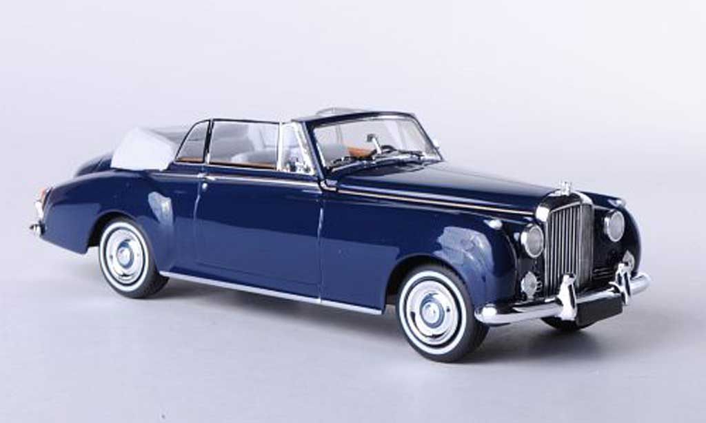 Bentley Continental S2 1/43 Minichamps S2 Convertible blue 1960 diecast model cars