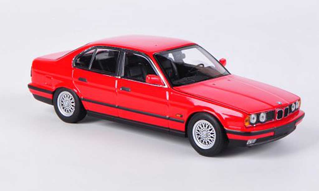 Bmw 518 E34 1/43 Minichamps E34 i red 1988 diecast model cars