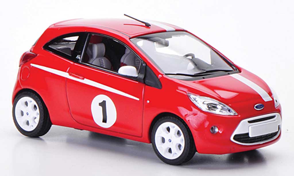 Ford Ka 1/43 Minichamps Grand Prix red/white 2009 diecast model cars