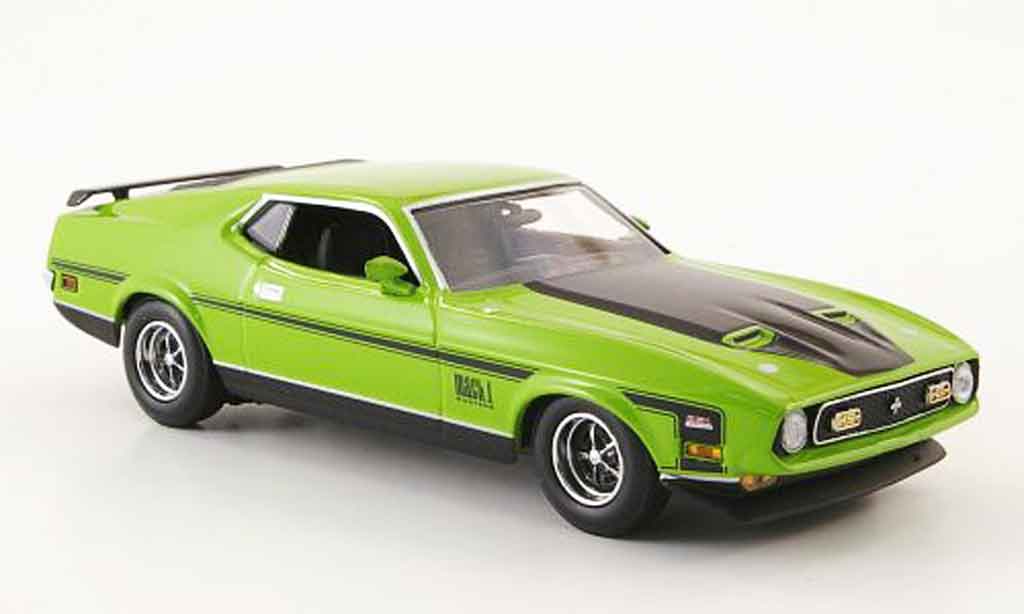 Ford Mustang 1971 1/43 Minichamps 1971 Mach 1 grun 1971 diecast model cars