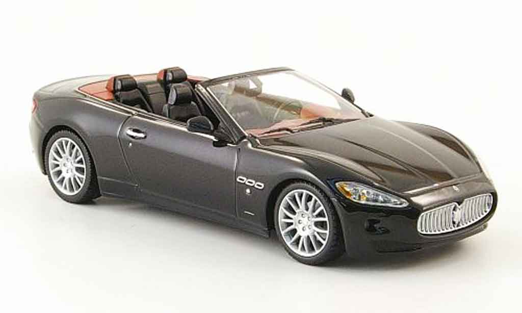 Maserati GranCabrio 1/43 Minichamps black 2009 diecast model cars