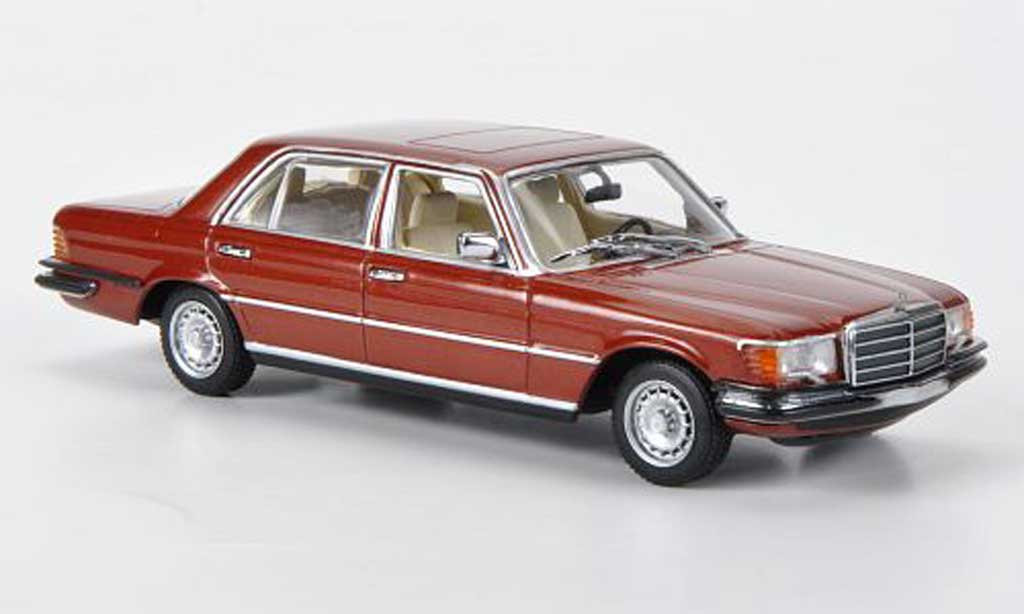 Mercedes 450 SEL 1/43 Minichamps SEL 6.9 (W116) brownred 1974 diecast model cars