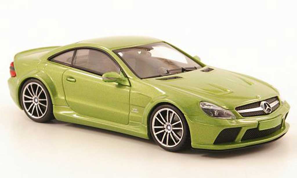 Mercedes Classe SL 65 1/43 Minichamps 65 AMG Black Series (R230) grun 2009 diecast model cars