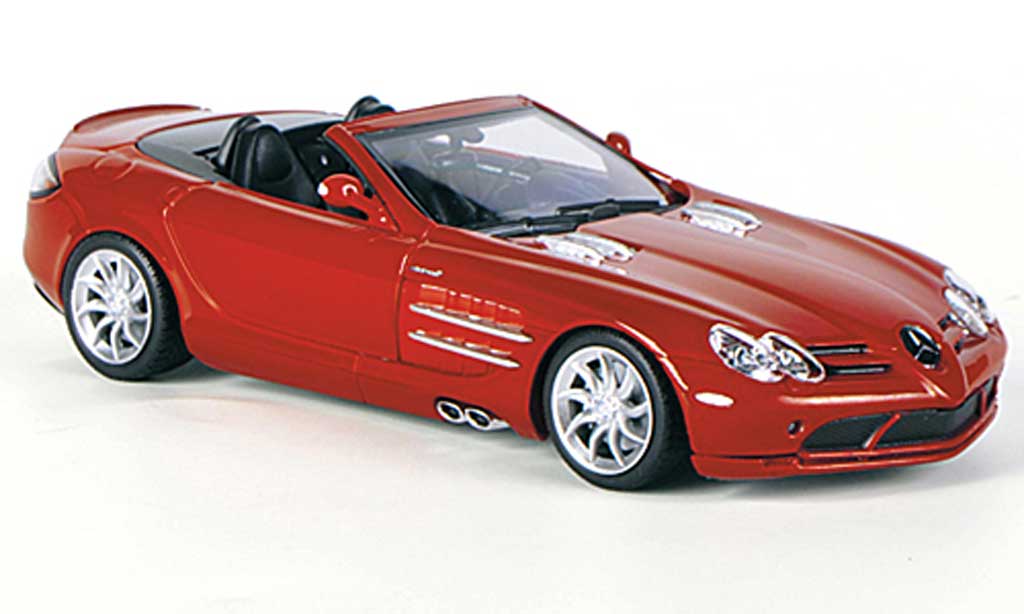 Mercedes SLR 1/43 Minichamps McLaren Roadster red 2007 diecast model cars