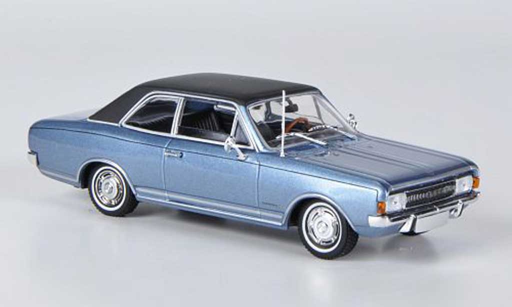 Opel Commodore A 1/43 Minichamps A blue/black 1966 diecast model cars