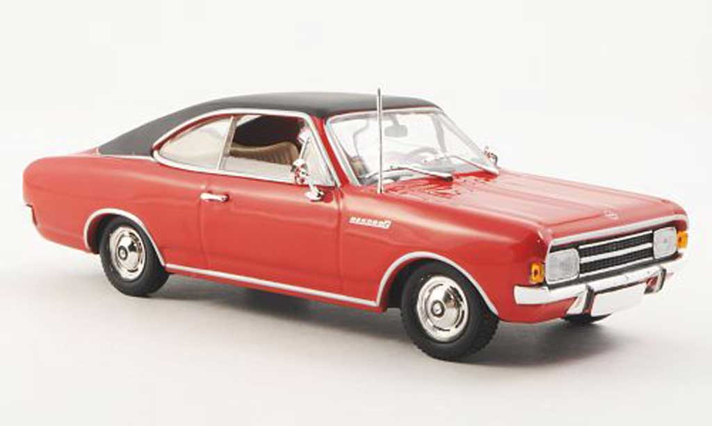 Opel Rekord 1/43 Minichamps C Coupe red/black 1966 diecast model cars