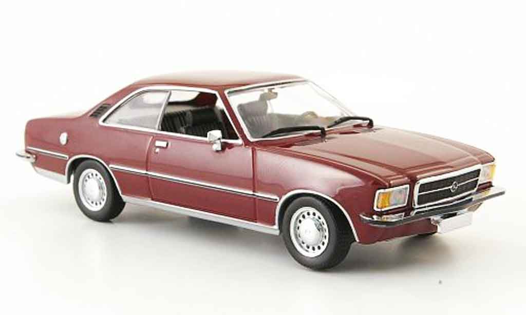 Opel Rekord 1/43 Minichamps d coupe red 1975 diecast model cars