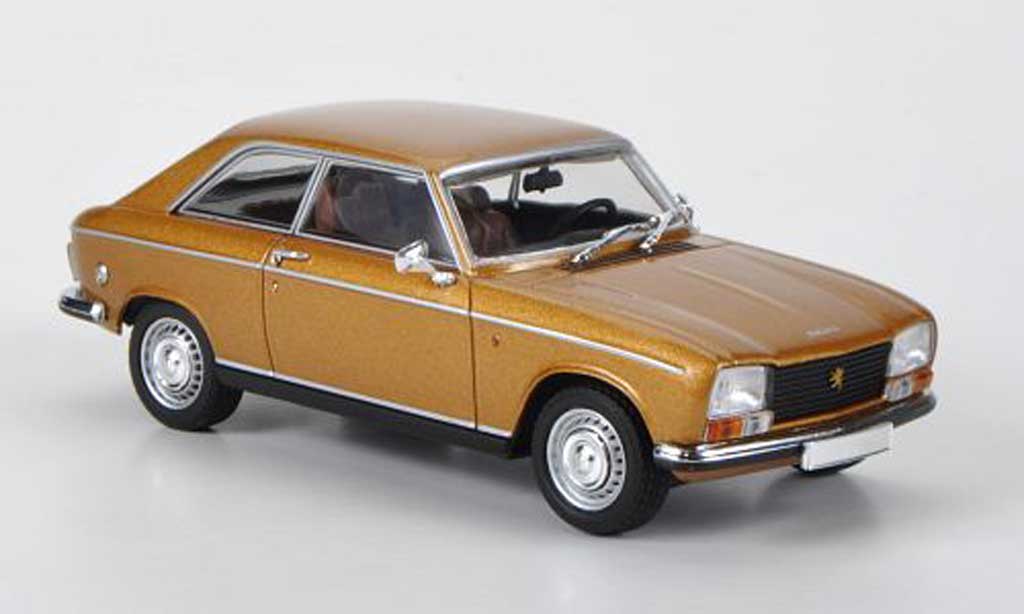 Peugeot 304 coupe 1/43 Minichamps coupe gold 1972 diecast model cars