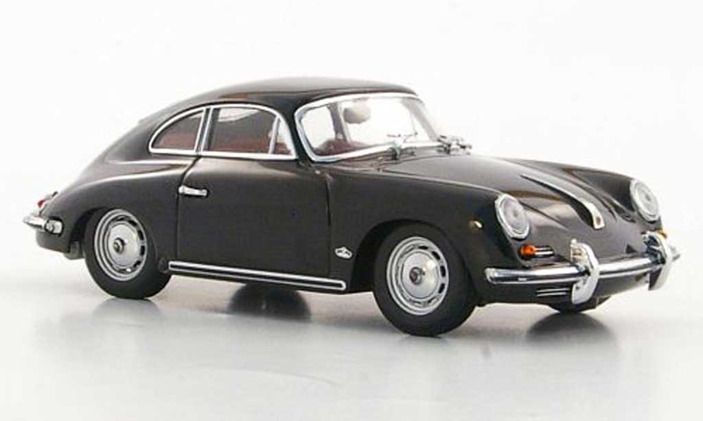 Porsche 356 1961 1/43 Minichamps 1961 B black diecast model cars
