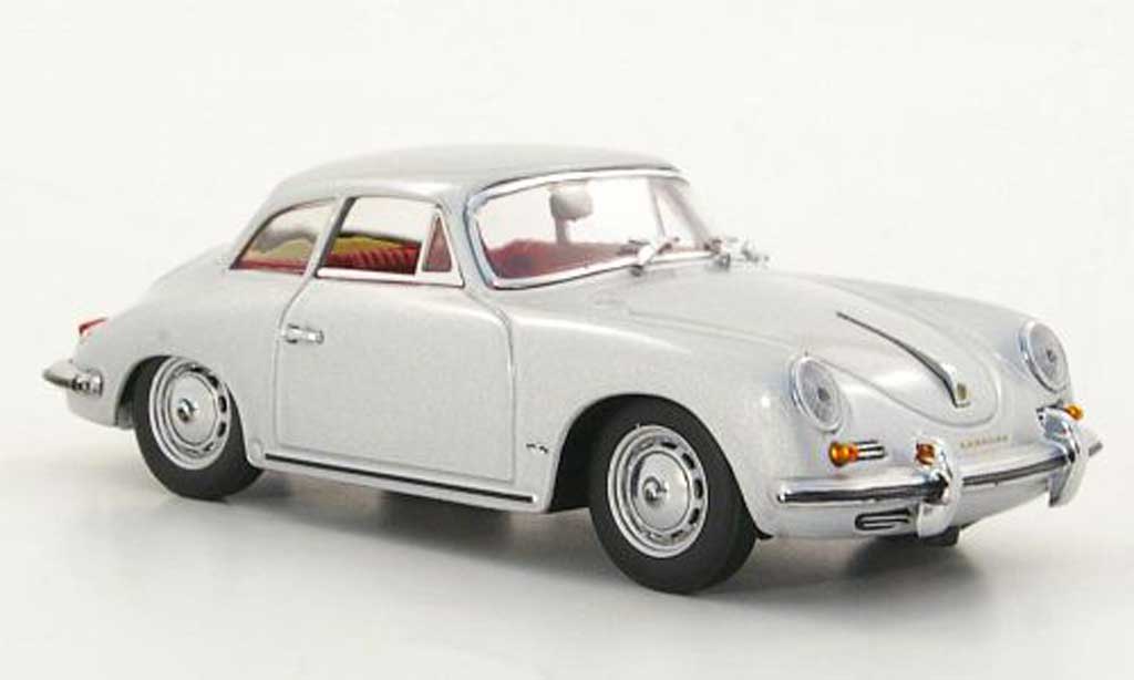 Porsche 356 1960 1/43 Minichamps 1960 B Hardtop Coupe grey diecast model cars
