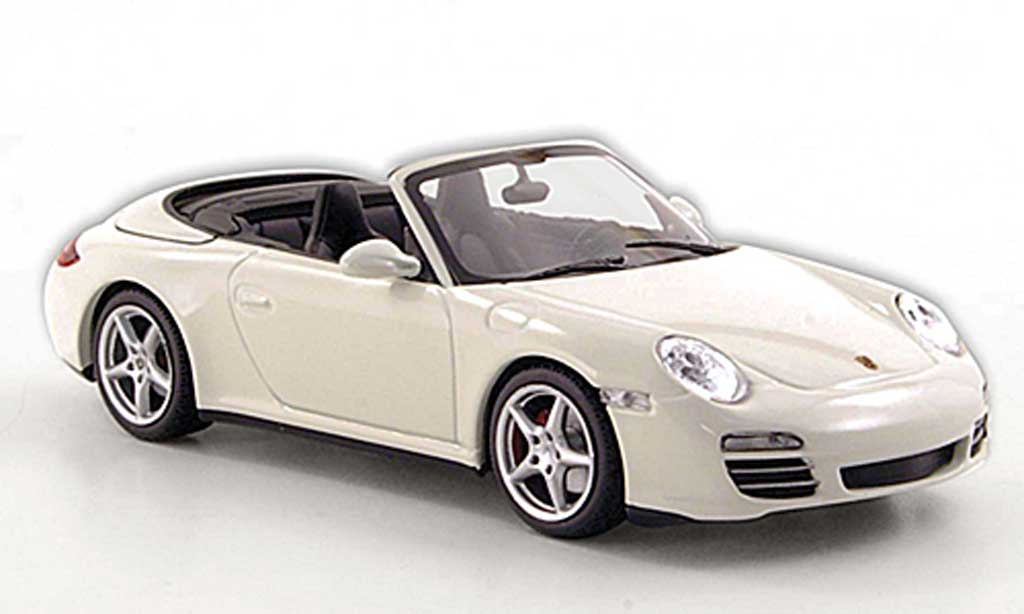 Porsche 997 4S 1/43 Minichamps Convertible 4S ( II) white 2008 diecast model cars