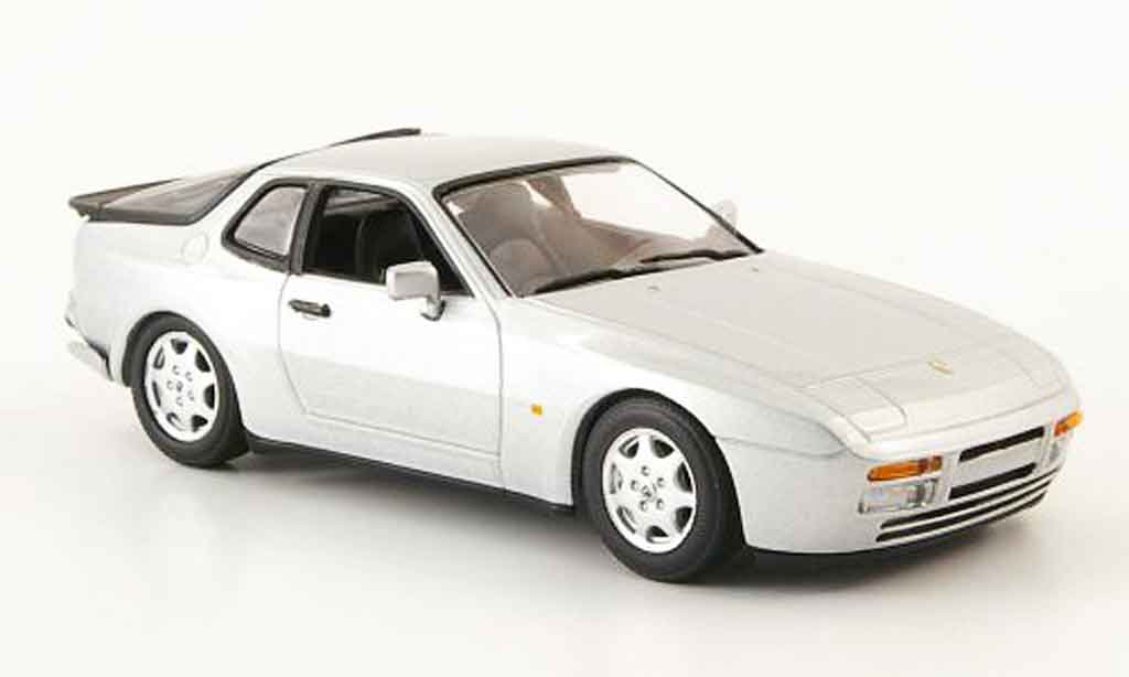 Porsche 944 1989 1/43 Minichamps 1989 S2 grey metallisee diecast model cars