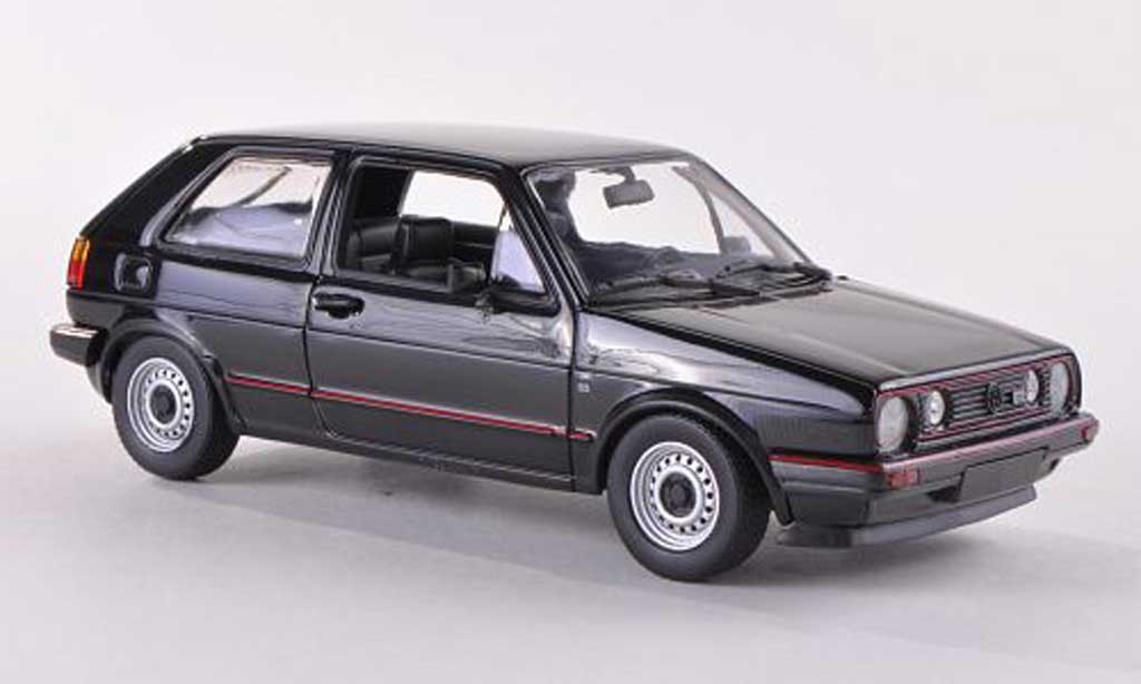 Volkswagen Golf 2 GTI 1/43 Minichamps 2 GTI noir 1985 diecast model cars