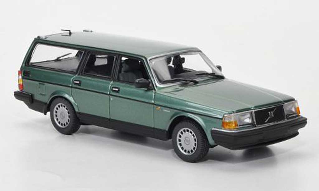 Volvo 240 GL 1/43 Minichamps GL Estate grun 1986 diecast model cars