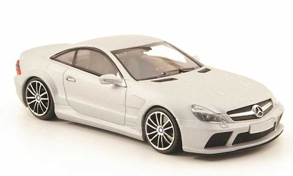 Mercedes Classe SL 65 1/43 Minichamps 65 AMG Black Series (R230) mattgrey 2009 diecast model cars