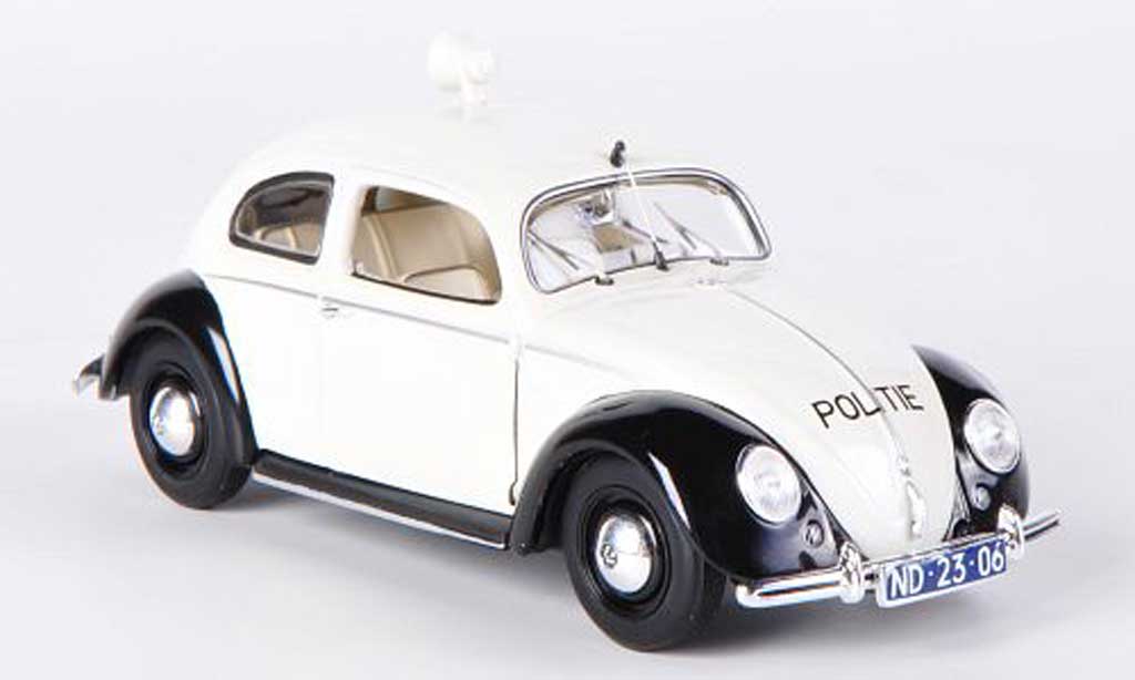 Volkswagen Kafer 1/43 Minichamps 1200 Export Politie Police (NL) 1951 diecast model cars
