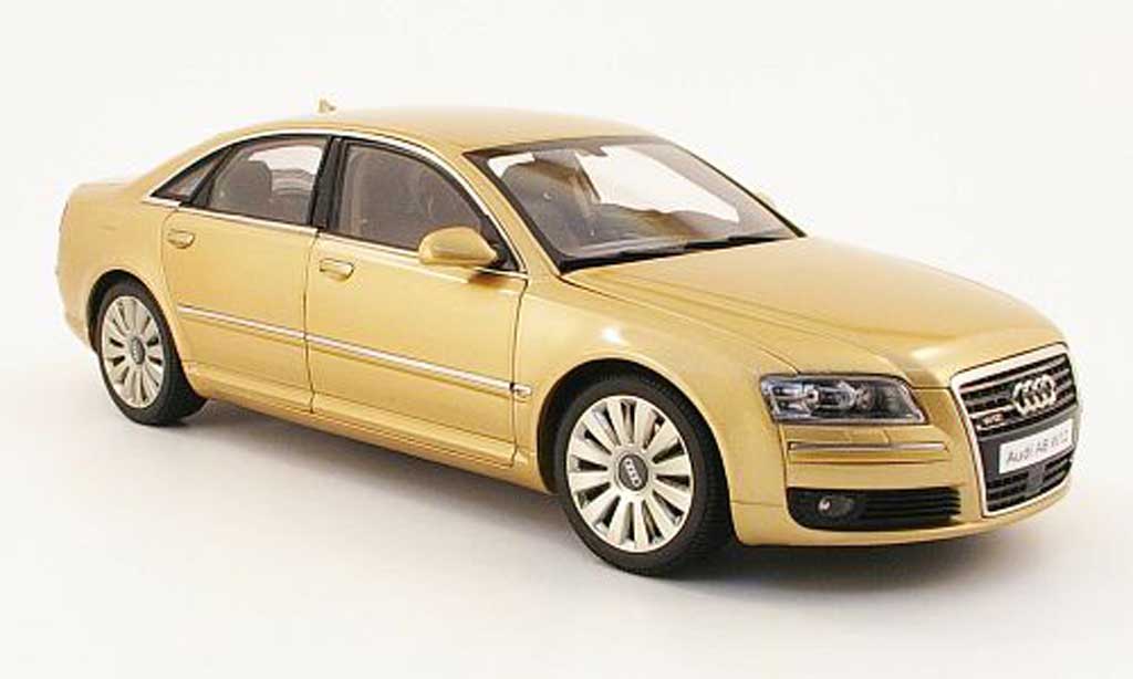 Audi A8 W12 1/18 Kyosho W12 beige diecast model cars