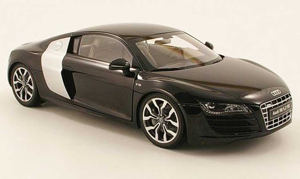 Audi R8 5.2 FSI 1/18 Kyosho 5.2 FSI quattro black 2009 diecast model cars