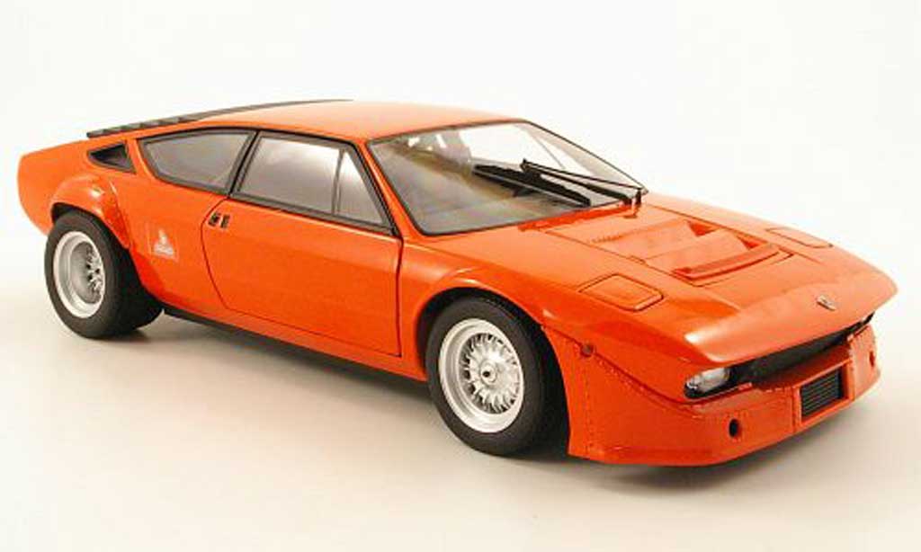 Lamborghini Urraco 1/18 Kyosho rallye orange diecast model cars