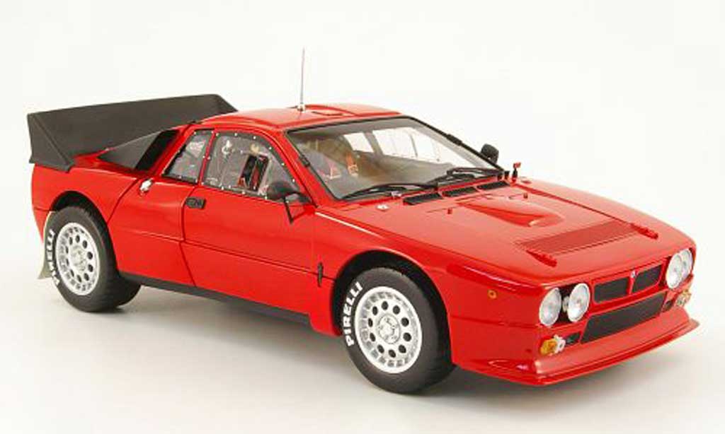 Lancia 037 1/18 Kyosho rallye red diecast model cars