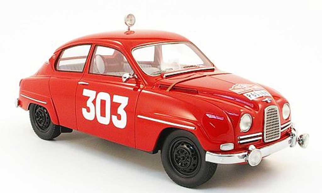 Saab 96 1/18 Neo No.303 Carlsson Rally Monte Carlo 12 diecast model cars