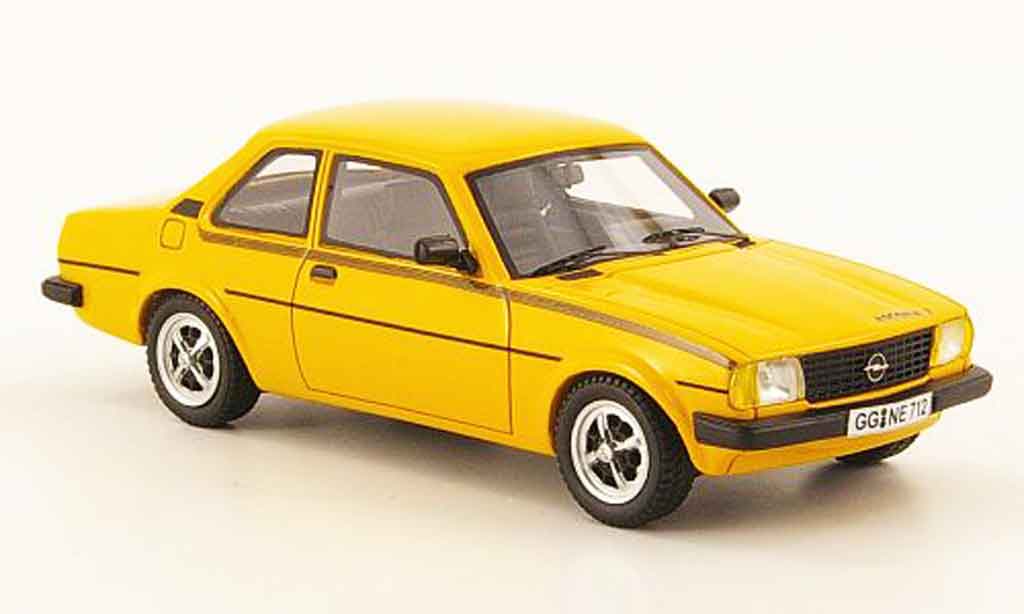 Opel Ascona B 1/43 Neo B 2.0 j yellow 1980 diecast model cars