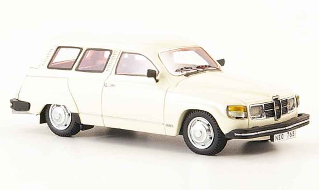 Saab 95 GL 1/43 Neo GL creme white 1979 diecast model cars