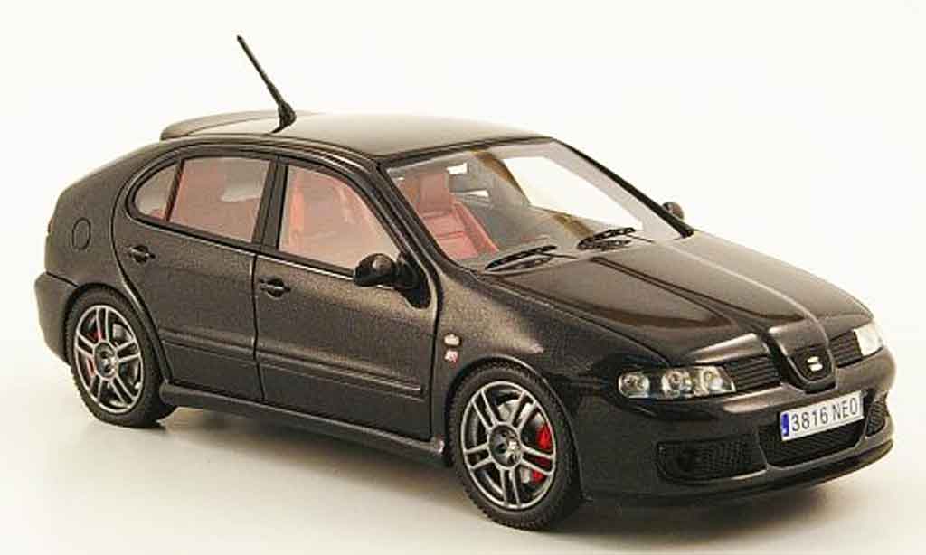 Seat Leon 1/43 Neo mk1 cupra r black 2003 diecast model cars