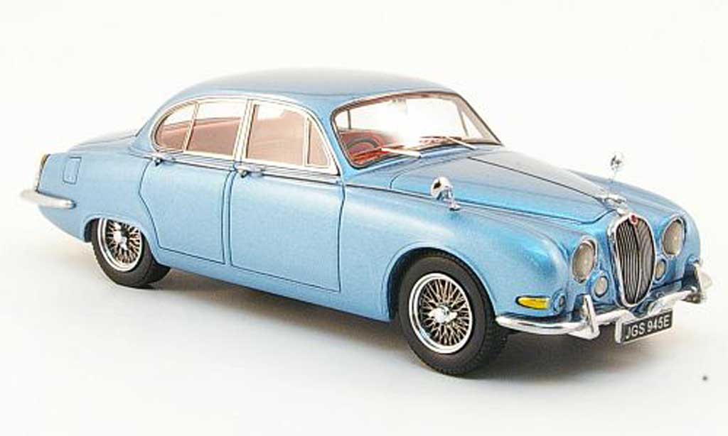Jaguar S-Type 1/43 Neo 3.4 blue clair 1965 diecast model cars