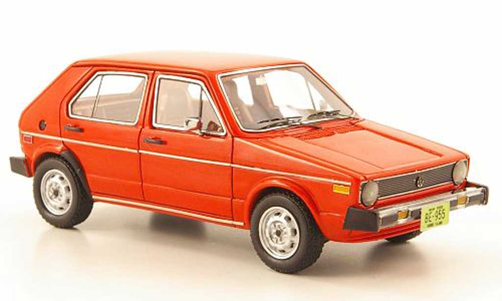 Volkswagen Golf 1 1/43 Neo 1 Rabbit (US I) 5-portes red 1975 diecast model cars