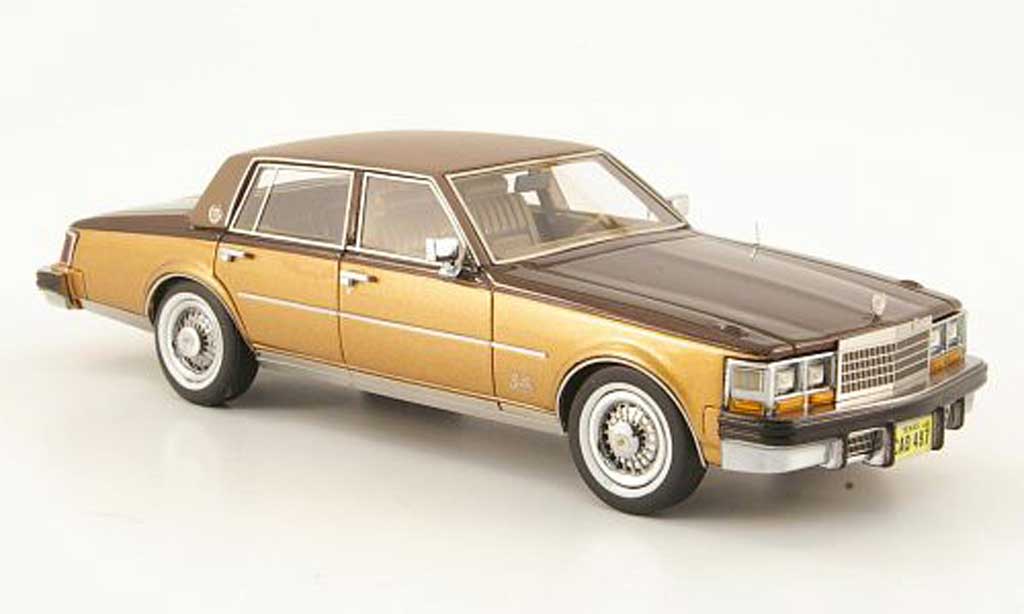 Cadillac Seville 1978 1/43 Neo 1978 Mk I Elegante brown/gold diecast model cars