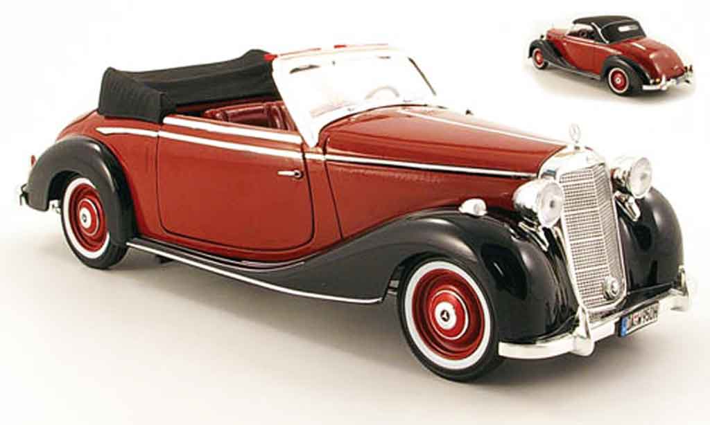 Mercedes 170 1/18 Signature s red/black 1950 diecast model cars