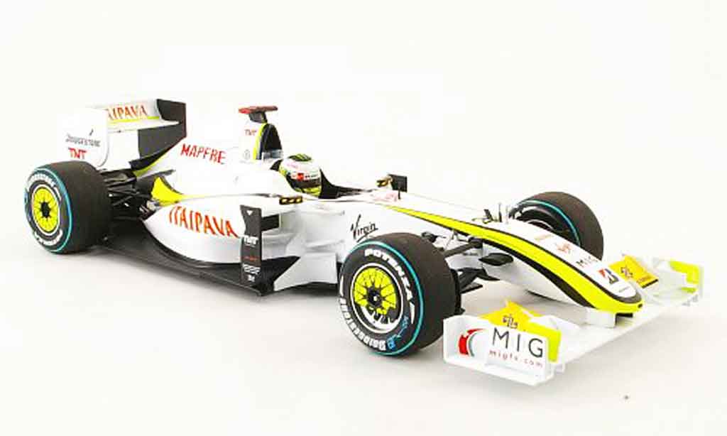 Mercedes F1 1/18 Minichamps brawn gp bgp001 no.22 j.button gp brasilien 2009 diecast model cars