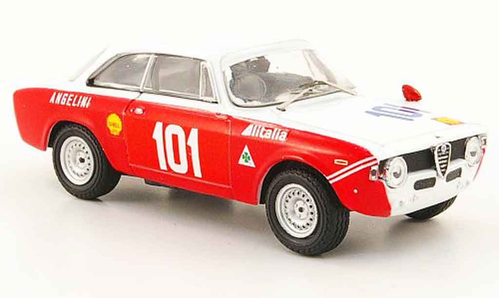 Alfa Romeo Giulia 1600 GTA 1/43 M4 1600 GTA no.101 targa florio 1971 diecast model cars
