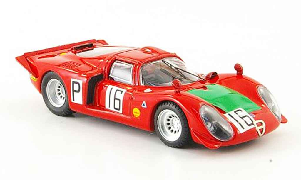 Alfa Romeo 33.2 1968 1/43 Best 1968 no.16 giunti galli nurburgring diecast model cars