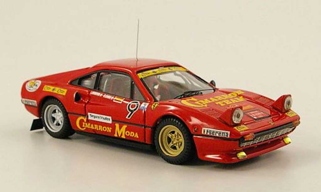 Ferrari 308 GTB 1/43 Best GTB No.9 Cibrown Team Rally Spanien 1985 diecast model cars