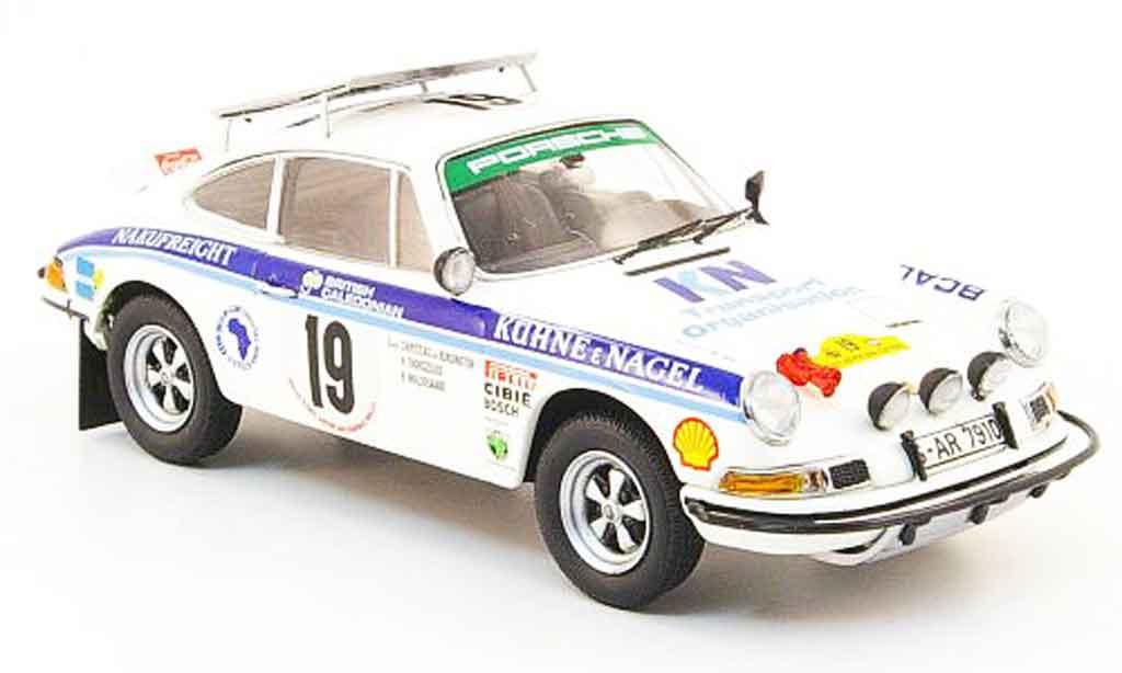Porsche 930 RS 1/43 Schuco RS No.19 Kuhne & Nagel Safari Rally 1974 diecast model cars