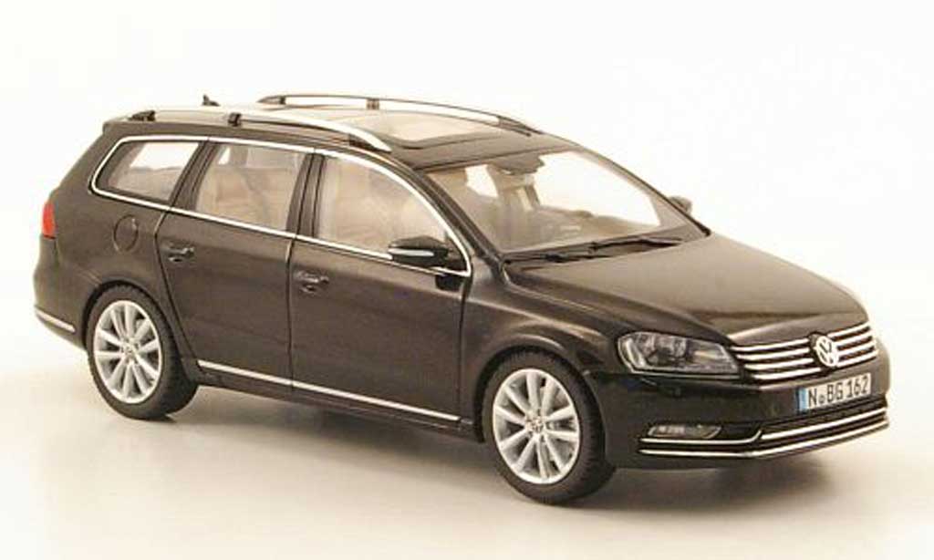 Volkswagen Passat 1/43 Schuco Variant (B7) black 2010 diecast model cars