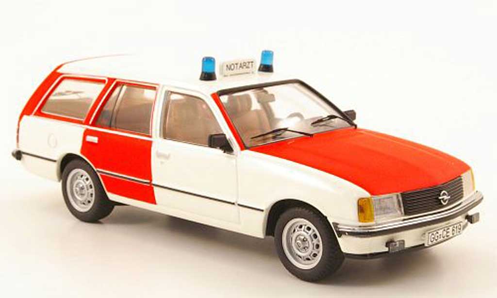 Opel Rekord 1/43 Schuco E Caravan Notarzt diecast model cars