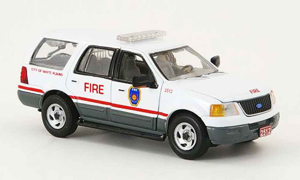 Ford Expedition 1/43 Gearbox White Plains Fire Dept. pompier diecast model cars