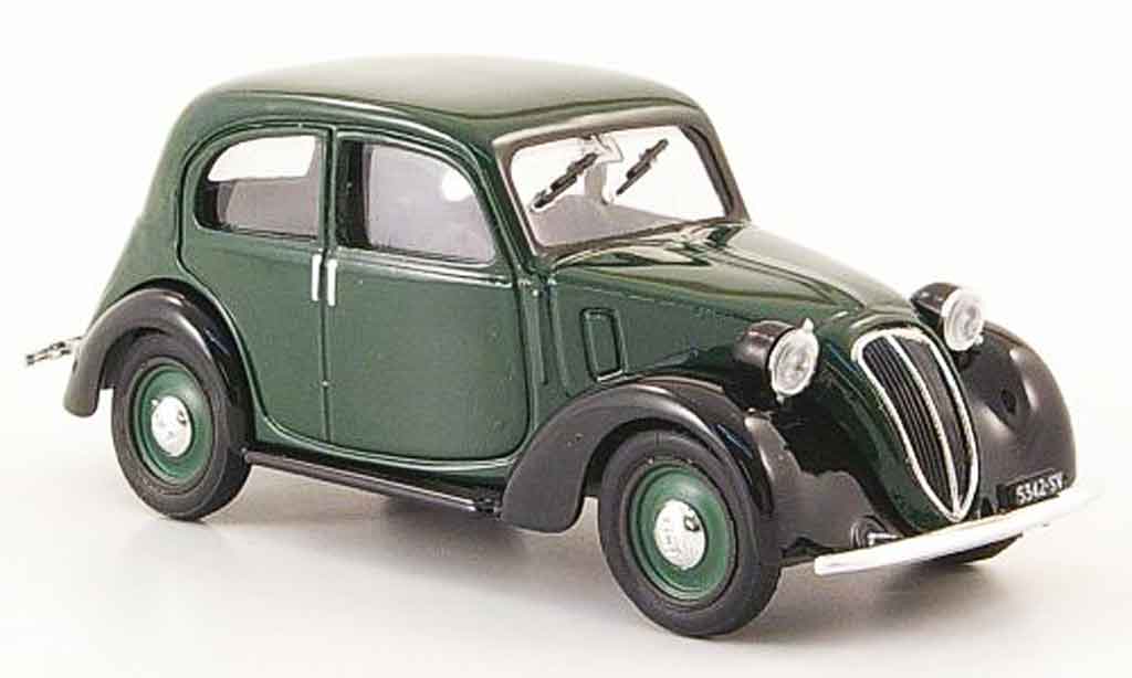 Fiat 1100 1937 1/43 Brumm 1937 (508 c.) Nuova Balilla grun black diecast model cars