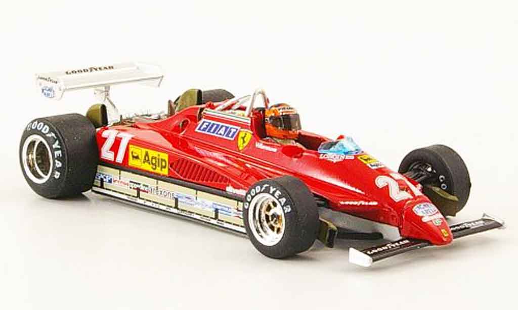 Ferrari 126 1982 1/43 Brumm 1982 C2 turbo no.27 g.villeneuve gp belgien diecast model cars