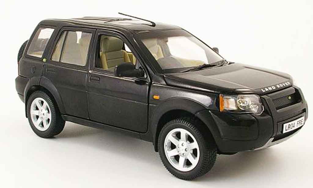Land Rover Freelander 1/18 Ertl black 4 portes volant a droite diecast model cars