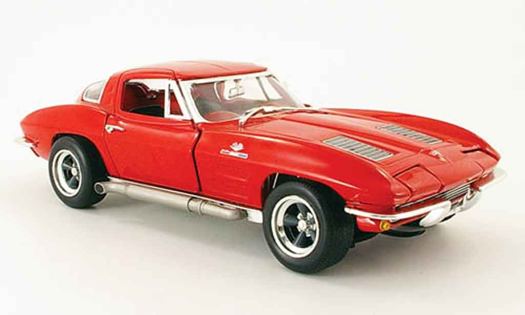 Chevrolet Corvette C2 1/18 Johnny Lightning C2 red 1963 diecast model cars