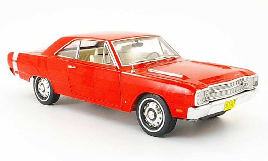 Dodge Dart 1969 1/18 Highway 61 1969 340 swinger red-orange diecast model cars
