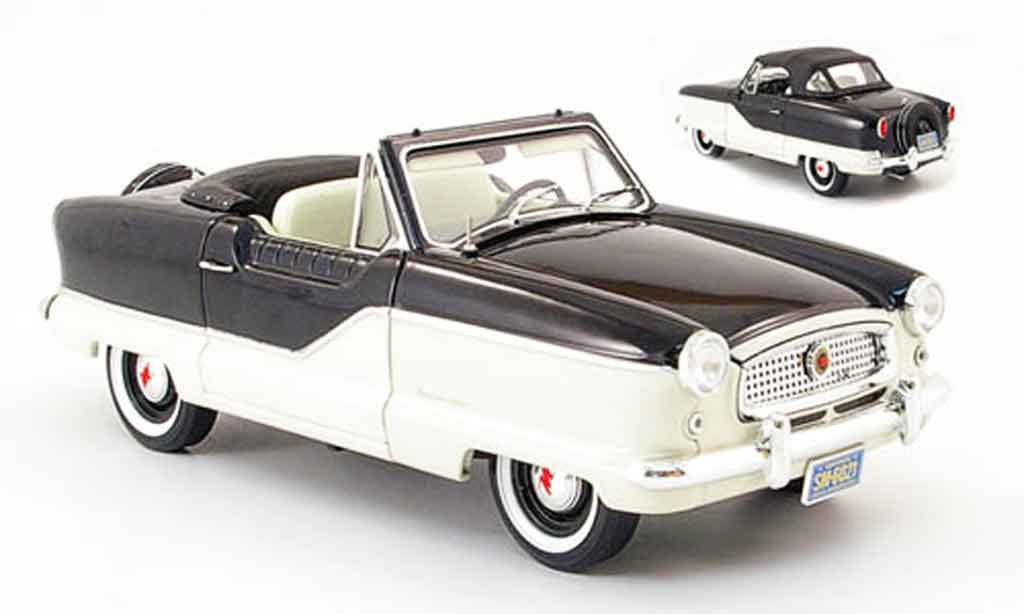 Metropolitan 1500 1/18 Highway 61 convertible black/white 1959 diecast model cars