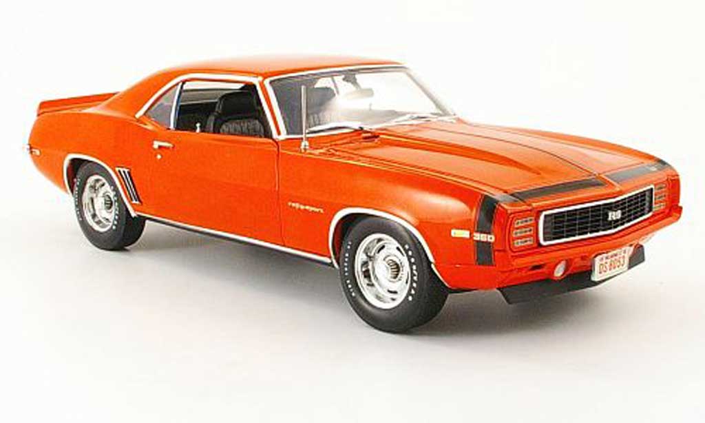 Chevrolet Camaro Z28 1/18 Highway 61 Z28 rs orange 1969 diecast model cars